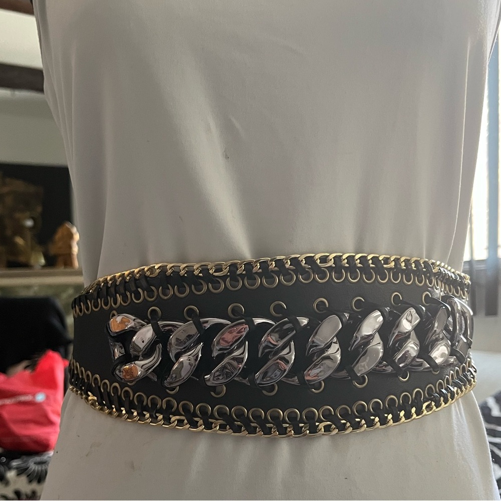 Bebe embellished belt